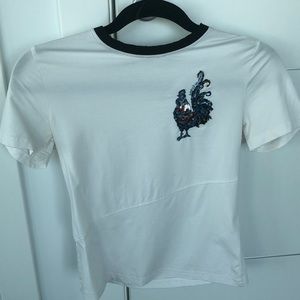 Authentic Louis Vuitton embellished tshirt.
